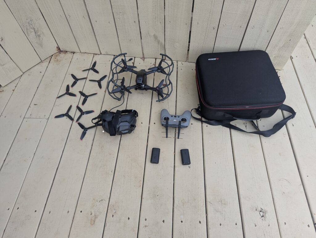 DJI FPV dron shipped to England